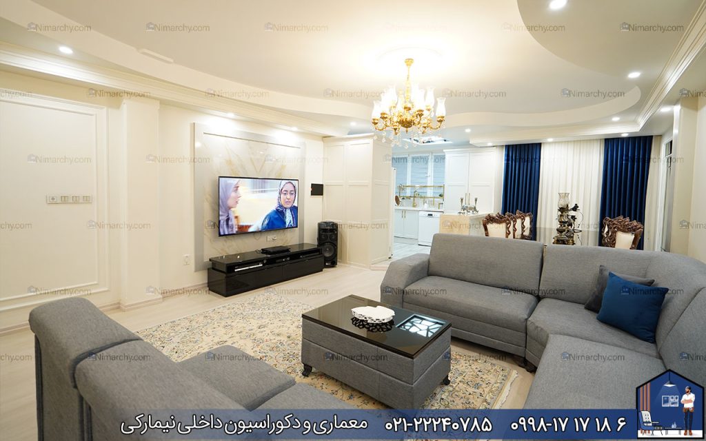 Nimarchy.com- دکوراسیون خانه مدرن ایرانی توسط نیمارکی در تهرانپارس