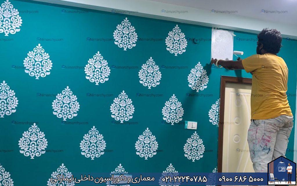 Nimarchy.com-نقاشی-با-سبک-کاغذ-دیواری