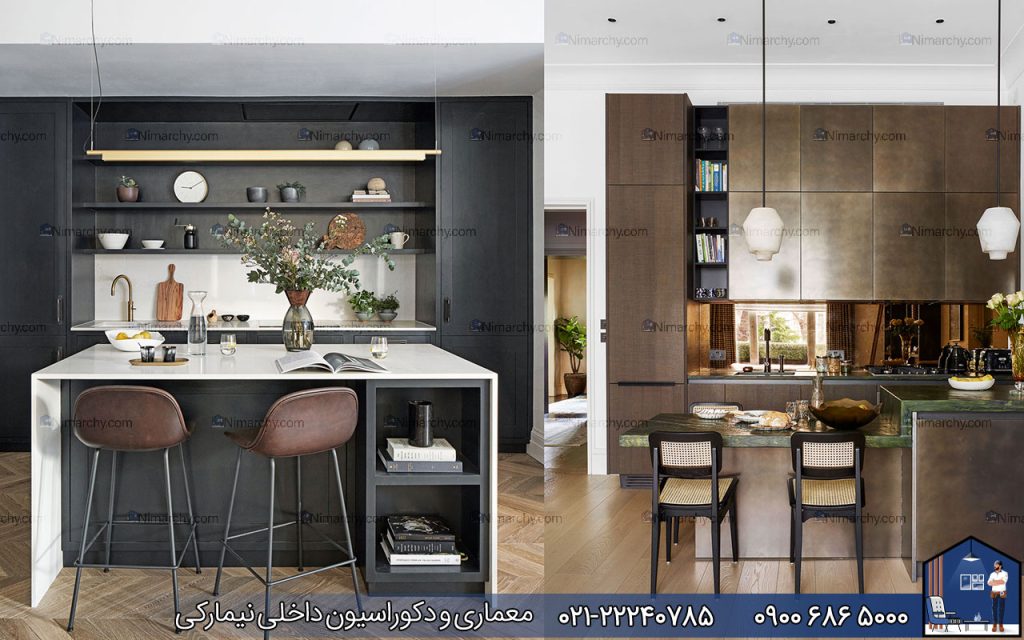 www.nimarchy.com-جداسازی-و-دکوراسیون-فضای-بین-آشپزخانه-و-پذیرایی