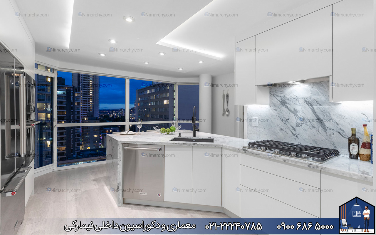 Nimarchy.com-آشپزخانه-با-کابینت-انزو-پولیش