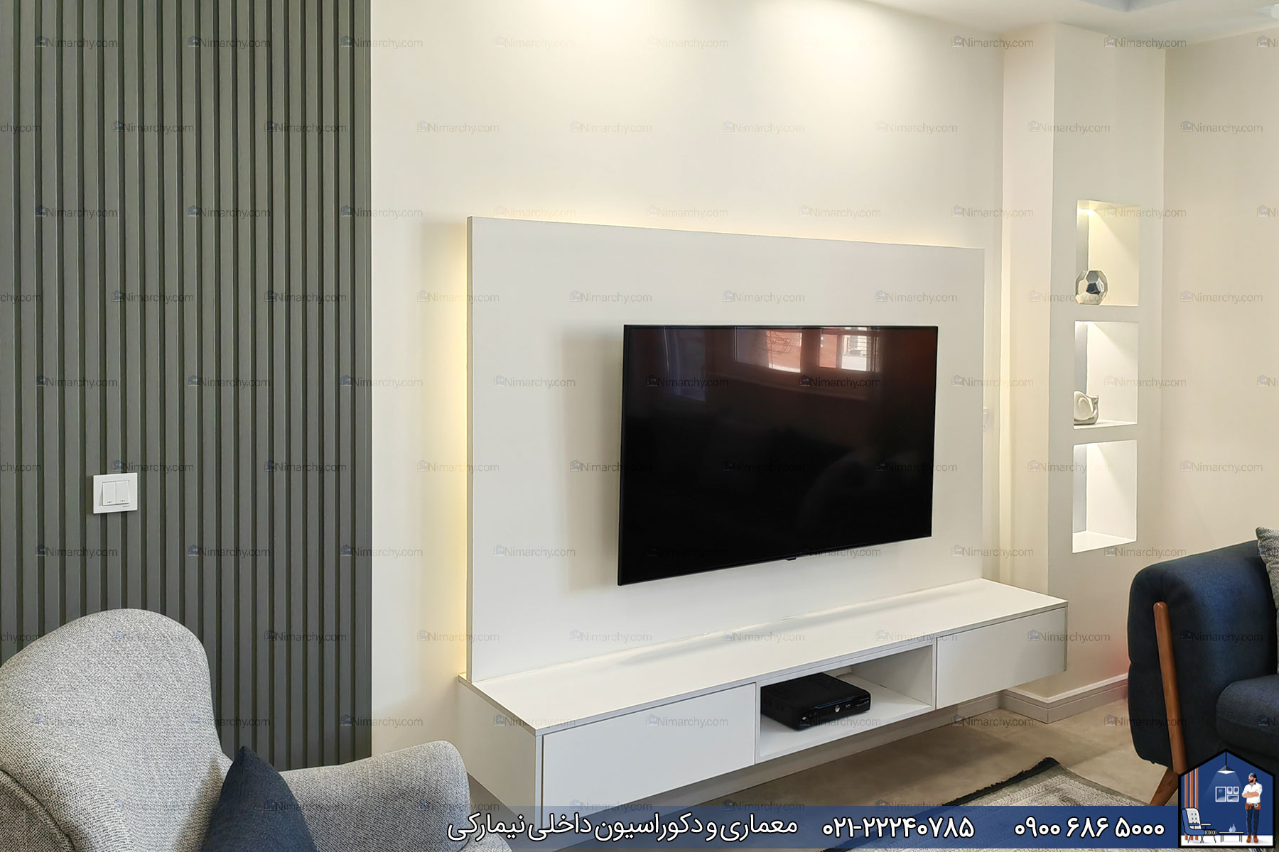 Nimarchy.com - دکوراسیون داخلی و آشپزخانه پروژه نیمارکی در باغ فیض