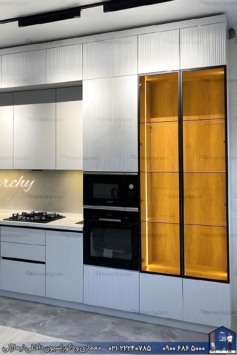 Nimarchy.com - کابینت آشپزخانه مدرن پروژه دماوند