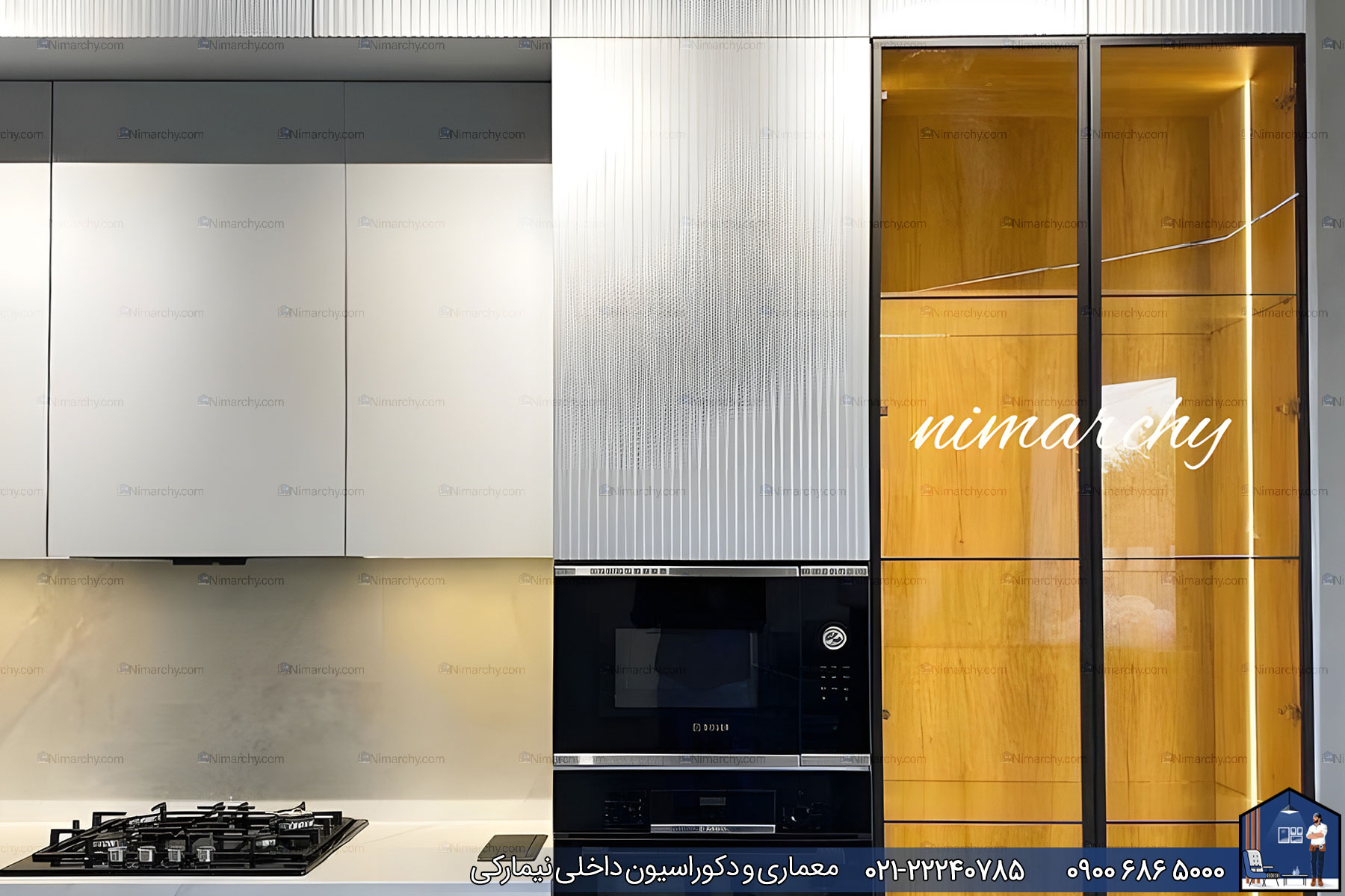Nimarchy.com - کابینت آشپزخانه مدرن پروژه دماوند