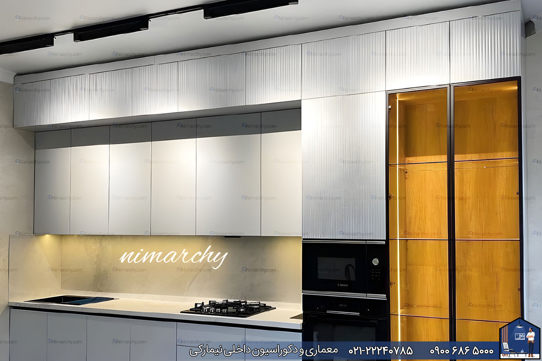 Nimarchy.com - کابینت آشپزخانه مدرن پروژه دماوند