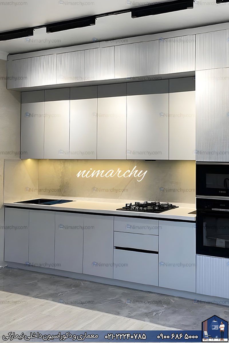 Nimarchy.com - کابینت آشپزخانه مدرن پروژه دماوند