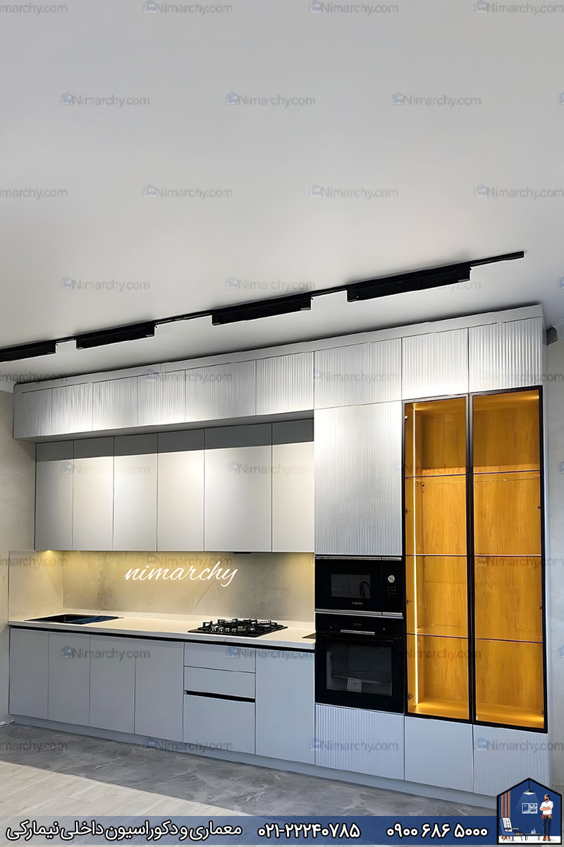 Nimarchy.com - کابینت آشپزخانه مدرن پروژه دماوند