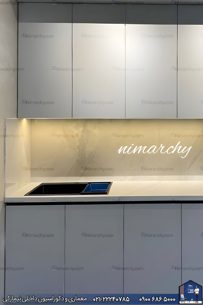 Nimarchy.com - کابینت آشپزخانه مدرن پروژه دماوند