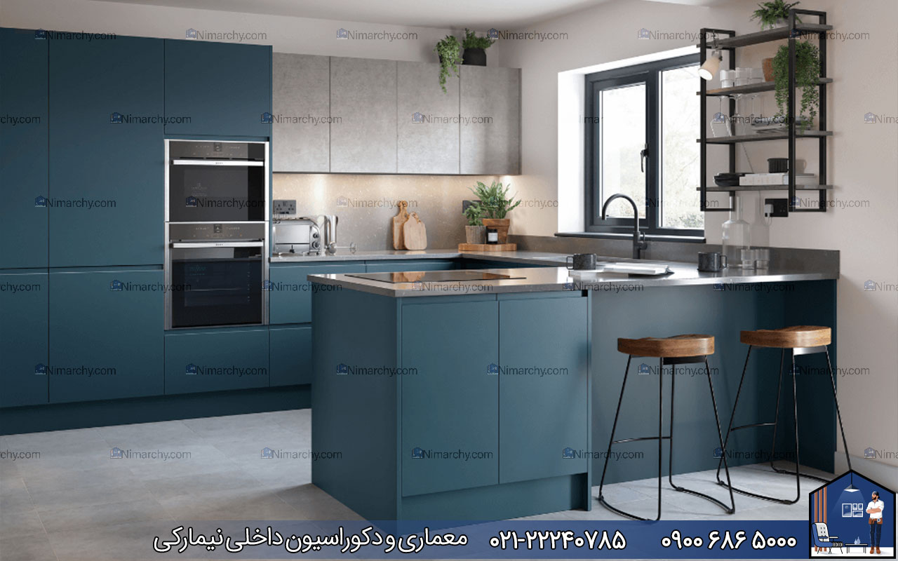 Nimarchy.com - رنگ بندی کابینت پلی اورتان