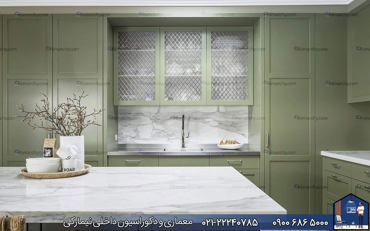 Nimarchy.com - رنگ بندی کابینت پلی اورتان