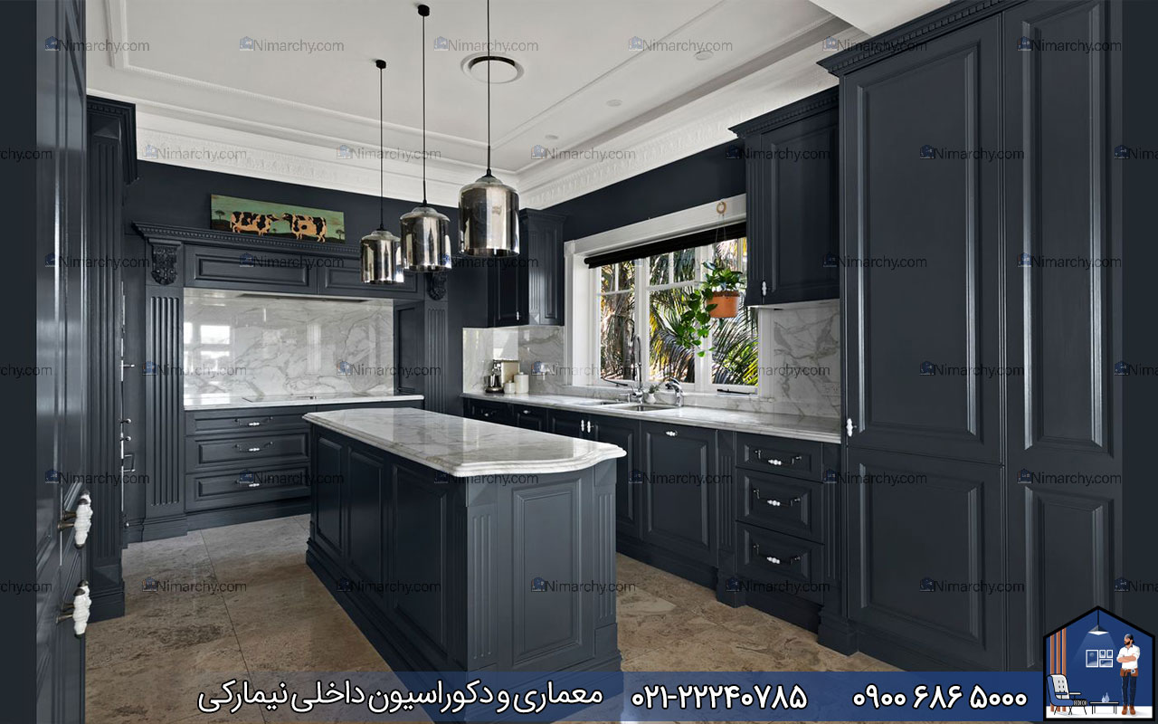 Nimarchy.com - رنگ بندی کابینت پلی اورتان