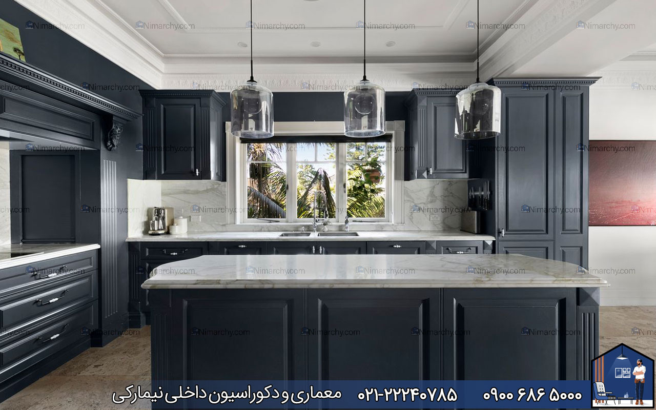 Nimarchy.com - رنگ بندی کابینت پلی اورتان