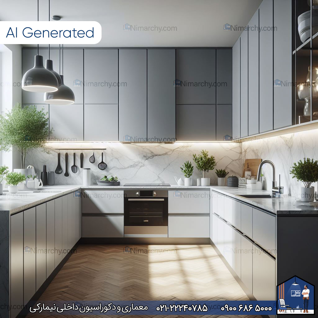 Nimarchy.com - رنگ بندی کابینت پلی اورتان