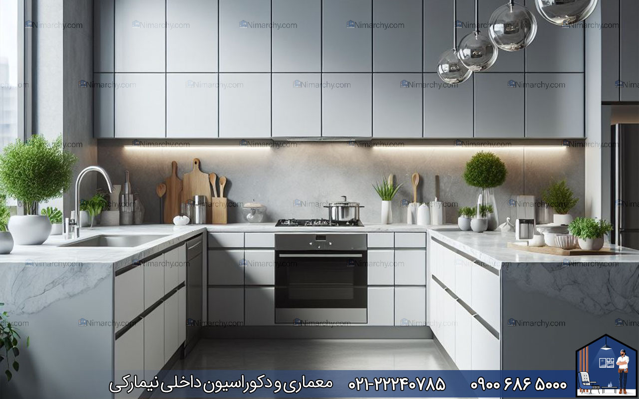 Nimarchy.com - رنگ بندی کابینت پلی اورتان
