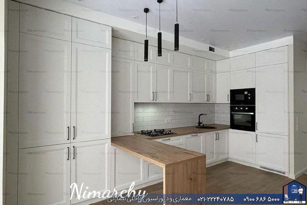 Nimarchy.com - کابینت نئوکلاسیک آشپزخانه پروژه پونک