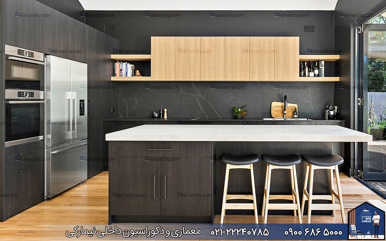 Nimarchy.com-کابینت پلی اورتان مدرن