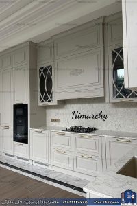 Nimarchy.com - کابینت نئوکلاسیک با سنگ اسپایدر ، آشپزخانه پروژه رامسر