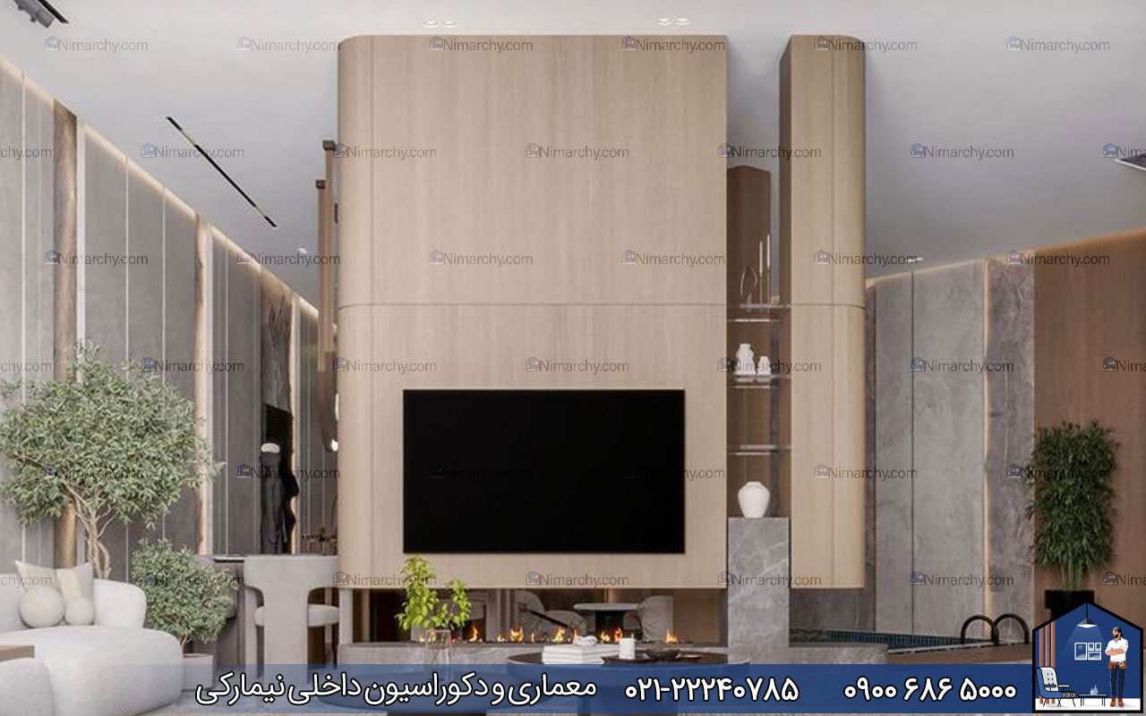 Nimarchy.com - +10 ایده ناب برای تی وی وال یا دکور تلوزیون روی دیوار در 1403