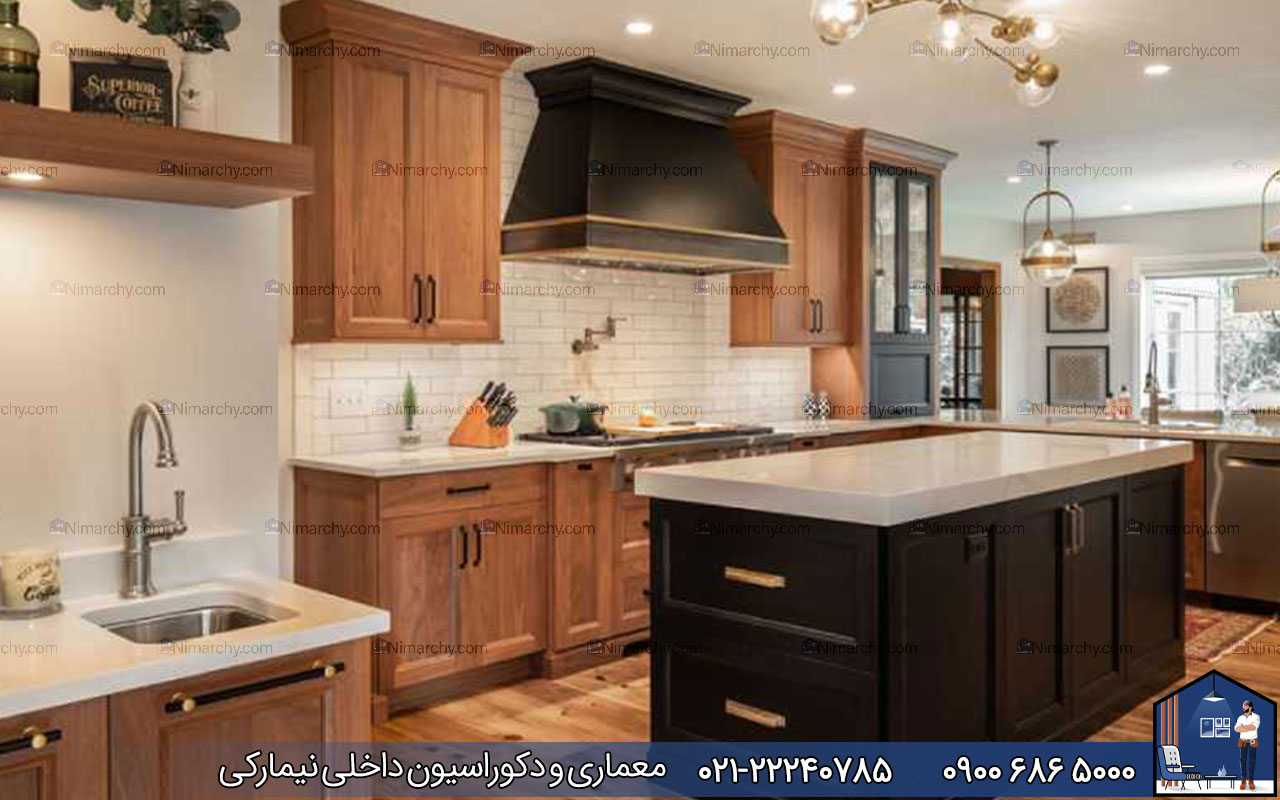 Nimarchy.com - کابینت نئوکلاسیک چوبی