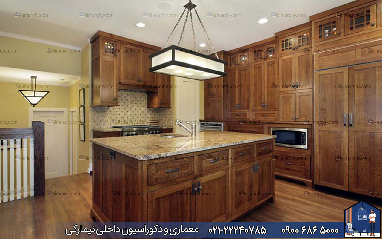 Nimarchy.com - کابینت نئوکلاسیک چوبی