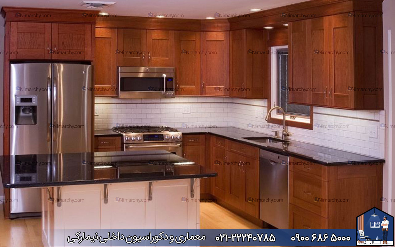 Nimarchy.com - کابینت نئوکلاسیک چوبی