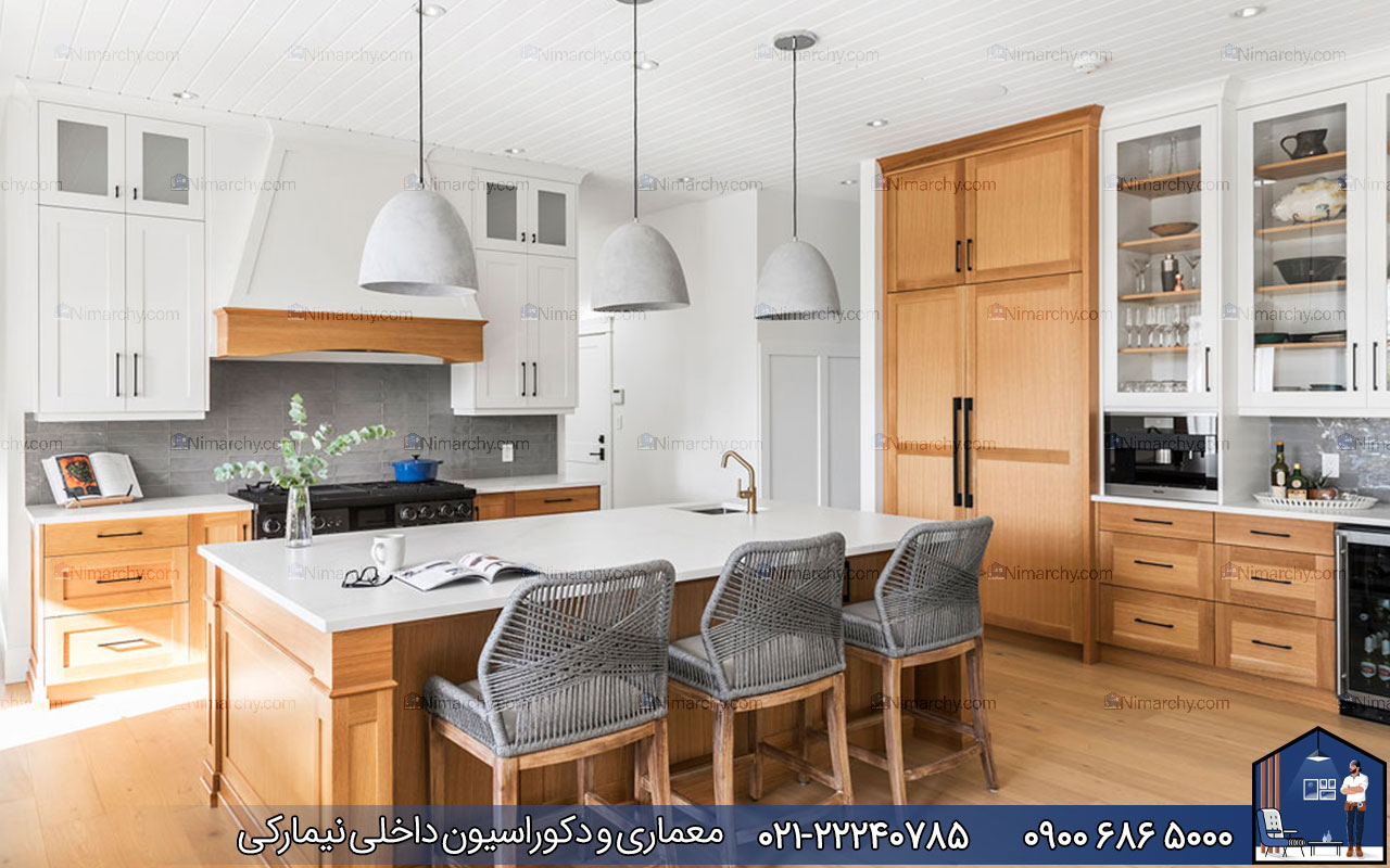 Nimarchy.com - کابینت نئوکلاسیک چوبی