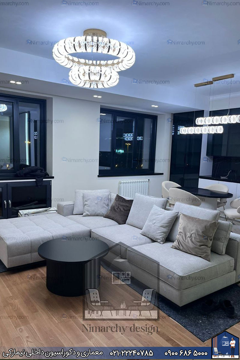 Nimarchy.com - دکوراسیون داخلی به سبک مدرن - پروژه میرداماد