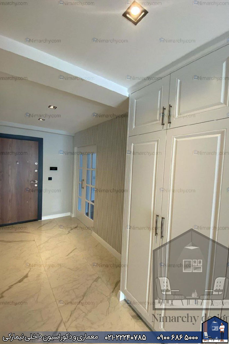 Nimarchy.com - کابینت آشپزخانه مدرن پلی اورتان پروژه اصفهان