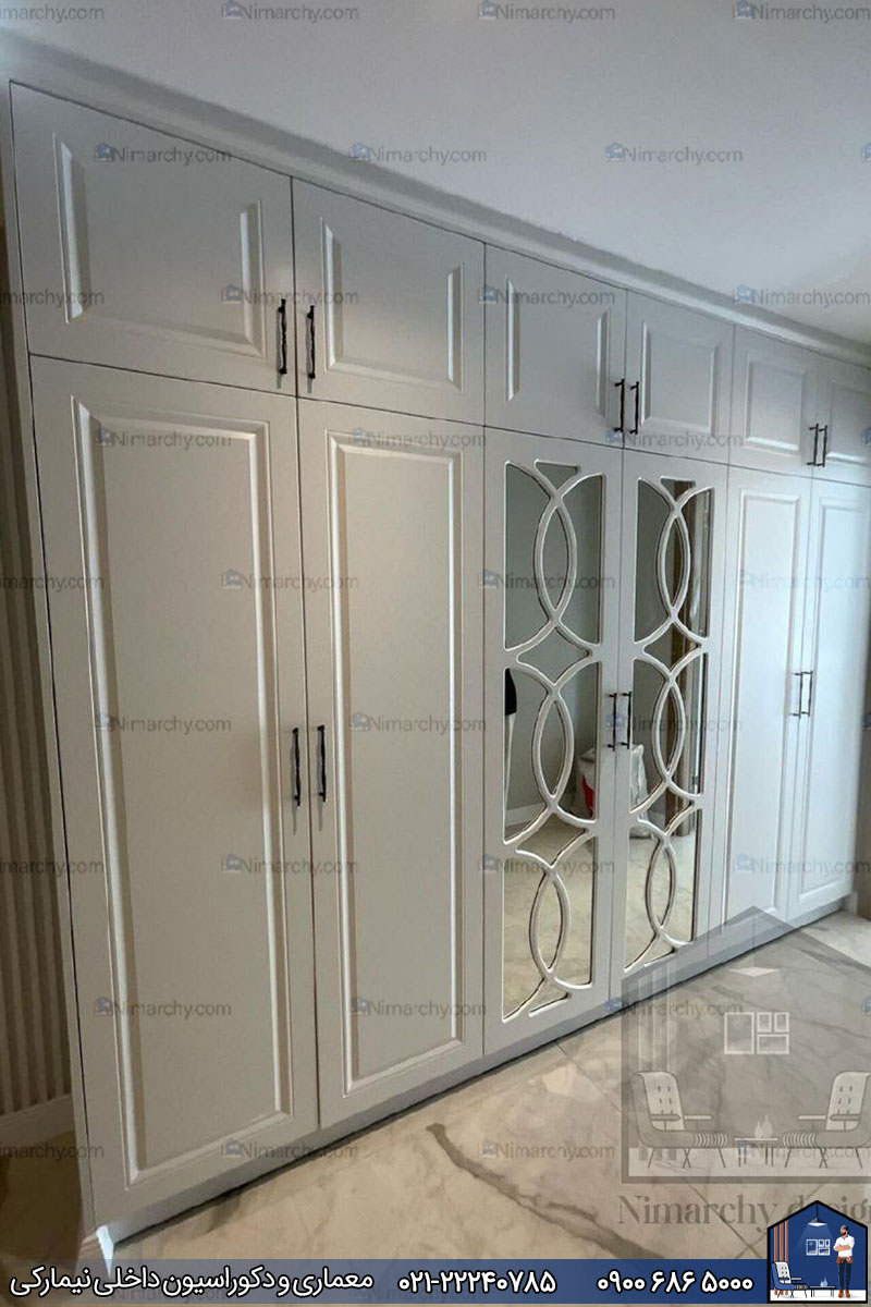 Nimarchy.com - کابینت آشپزخانه مدرن پلی اورتان پروژه اصفهان