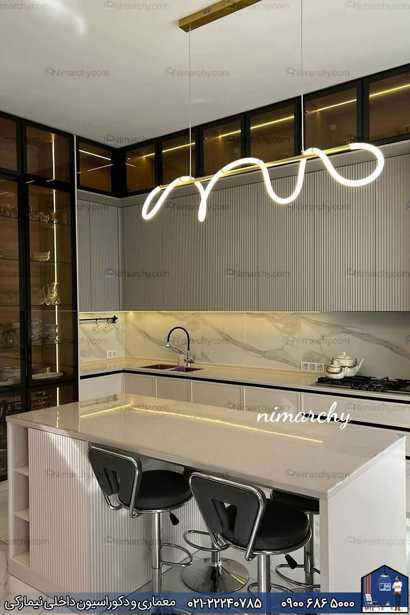 Nimarchy.com - کابینت آشپزخانه پروژه نیمارکی در شهرک غرب
