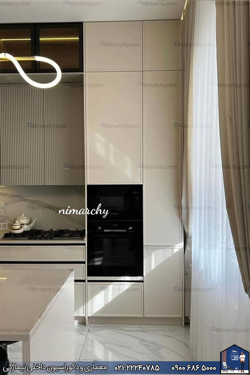 Nimarchy.com - کابینت آشپزخانه پروژه نیمارکی در شهرک غرب