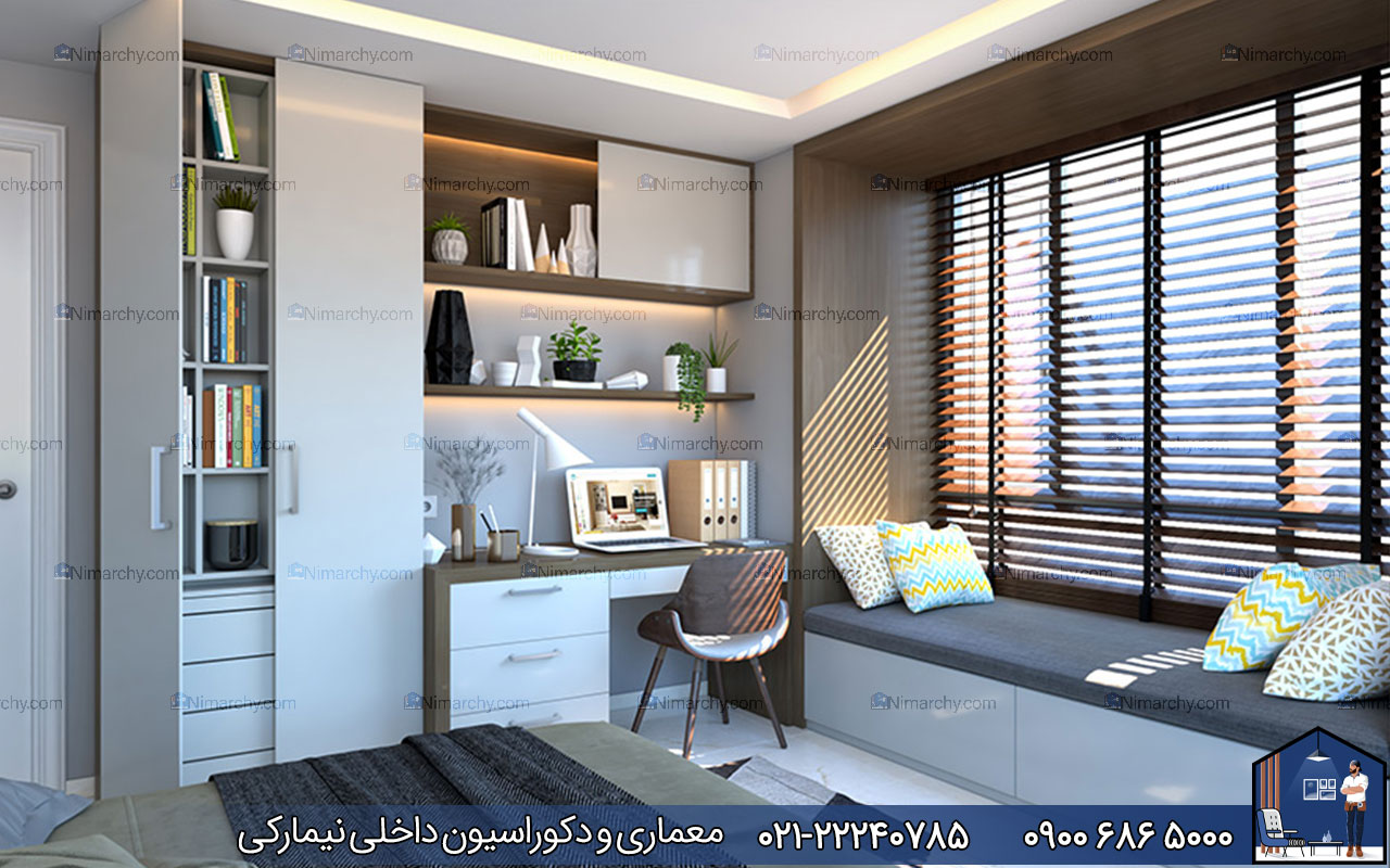 nimarchy.com - دکوراسیون داخلی اتاق کوچک