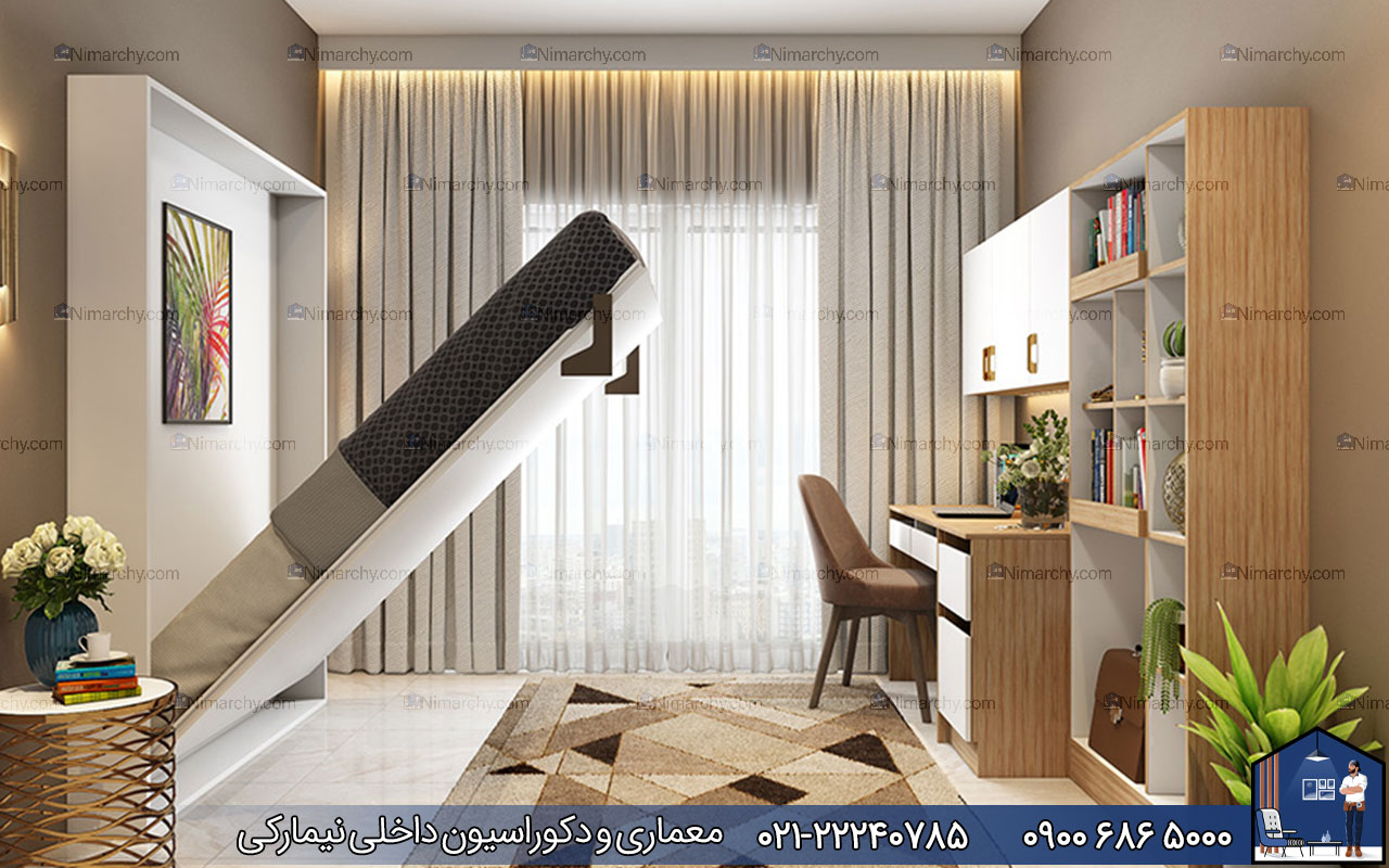 nimarchy.com - دکوراسیون داخلی اتاق کوچک