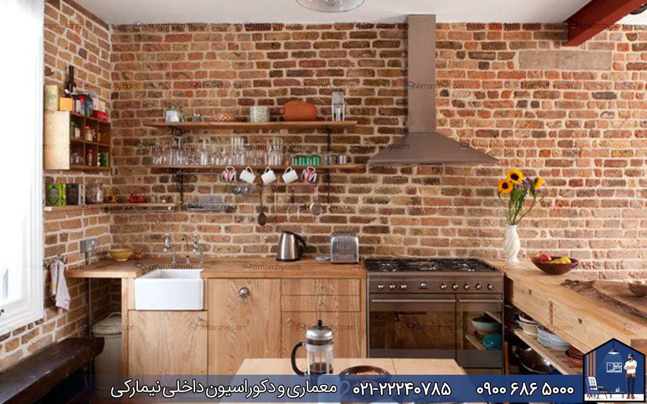 nimarchy.com - دکوراسیون داخلی با آجرسنتی