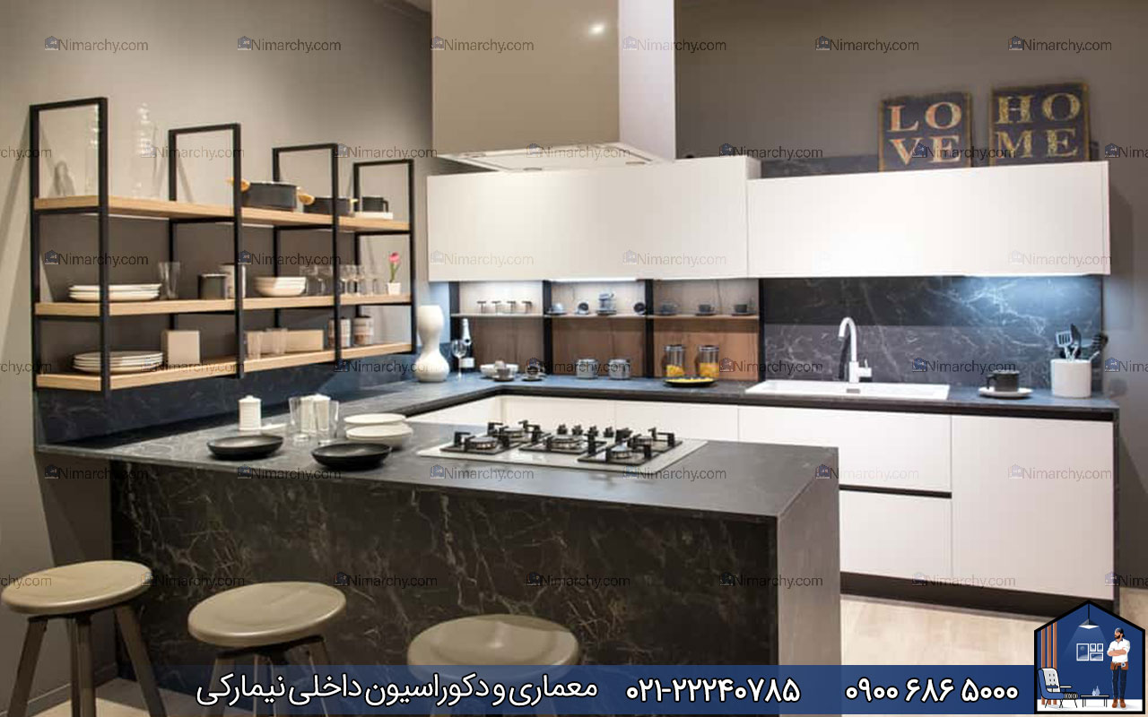 nimarchy.com - کابینت برای آشپزخانه کوچک