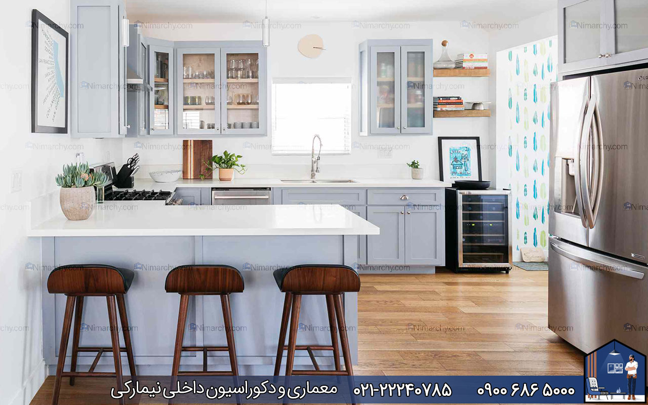 nimarchy.com - کابینت برای آشپزخانه کوچک