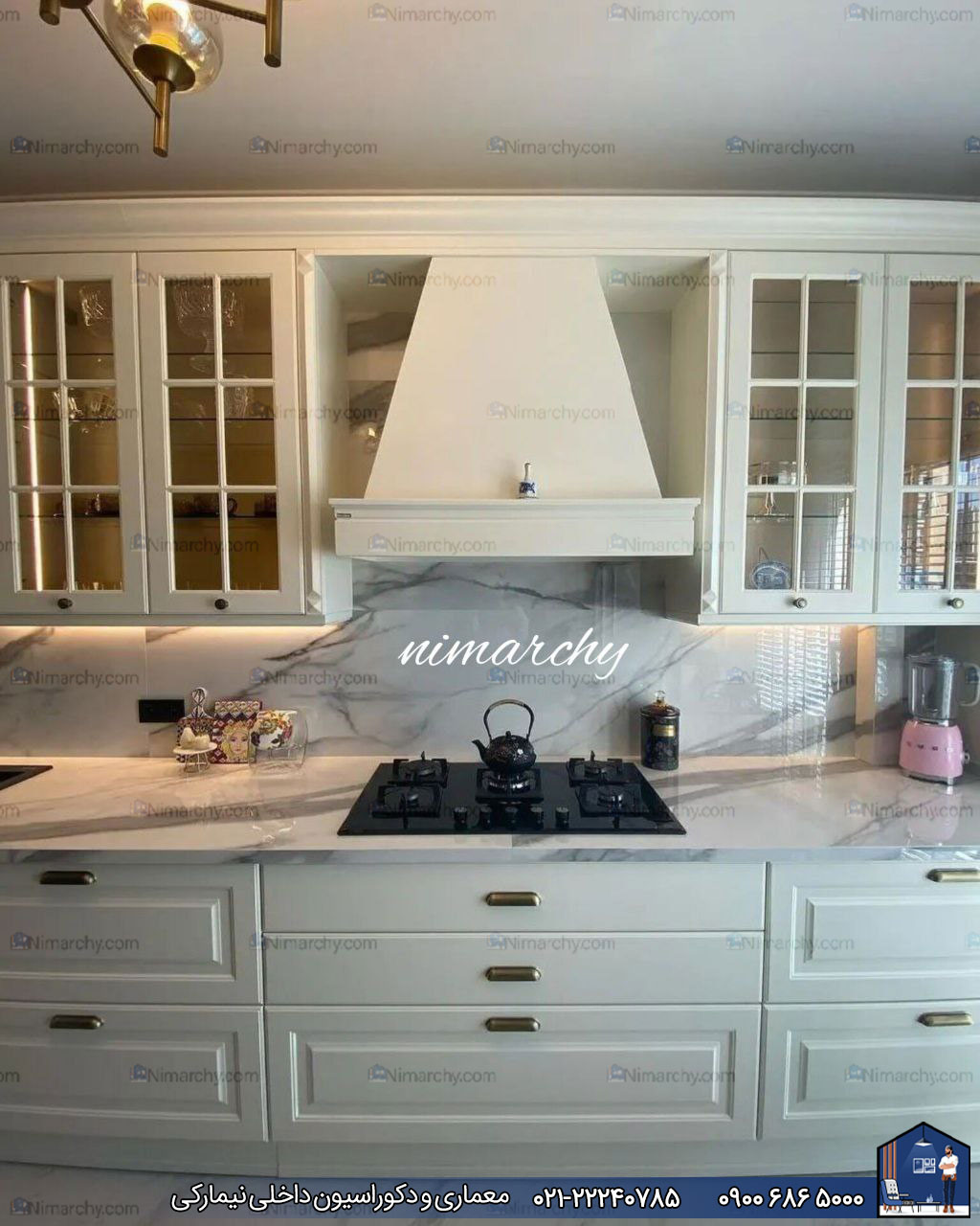 Nimarchy.com - دکوراسیون آشپزخانه پروژه قائم شهر نیمارکی