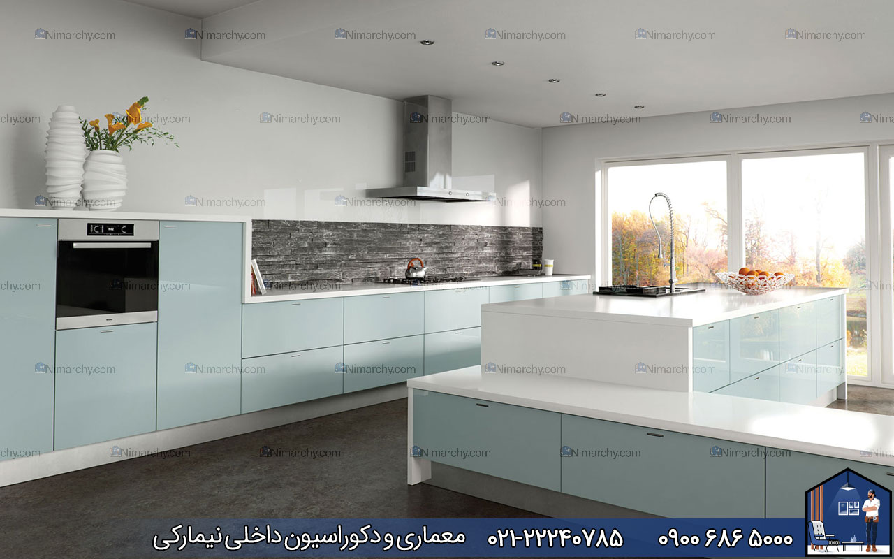 nimarchy.com - رنگ کابینت مدرن