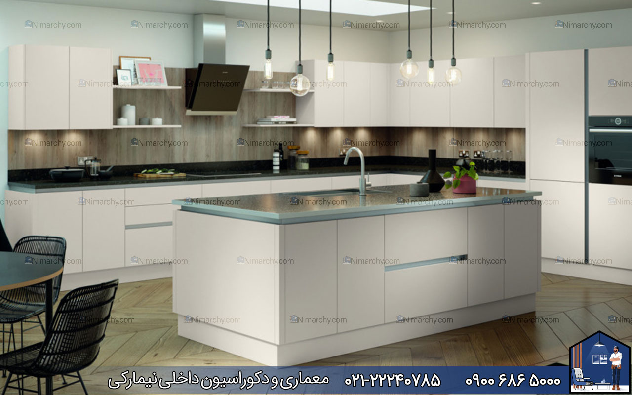 nimarchy.com - رنگ کابینت مدرن