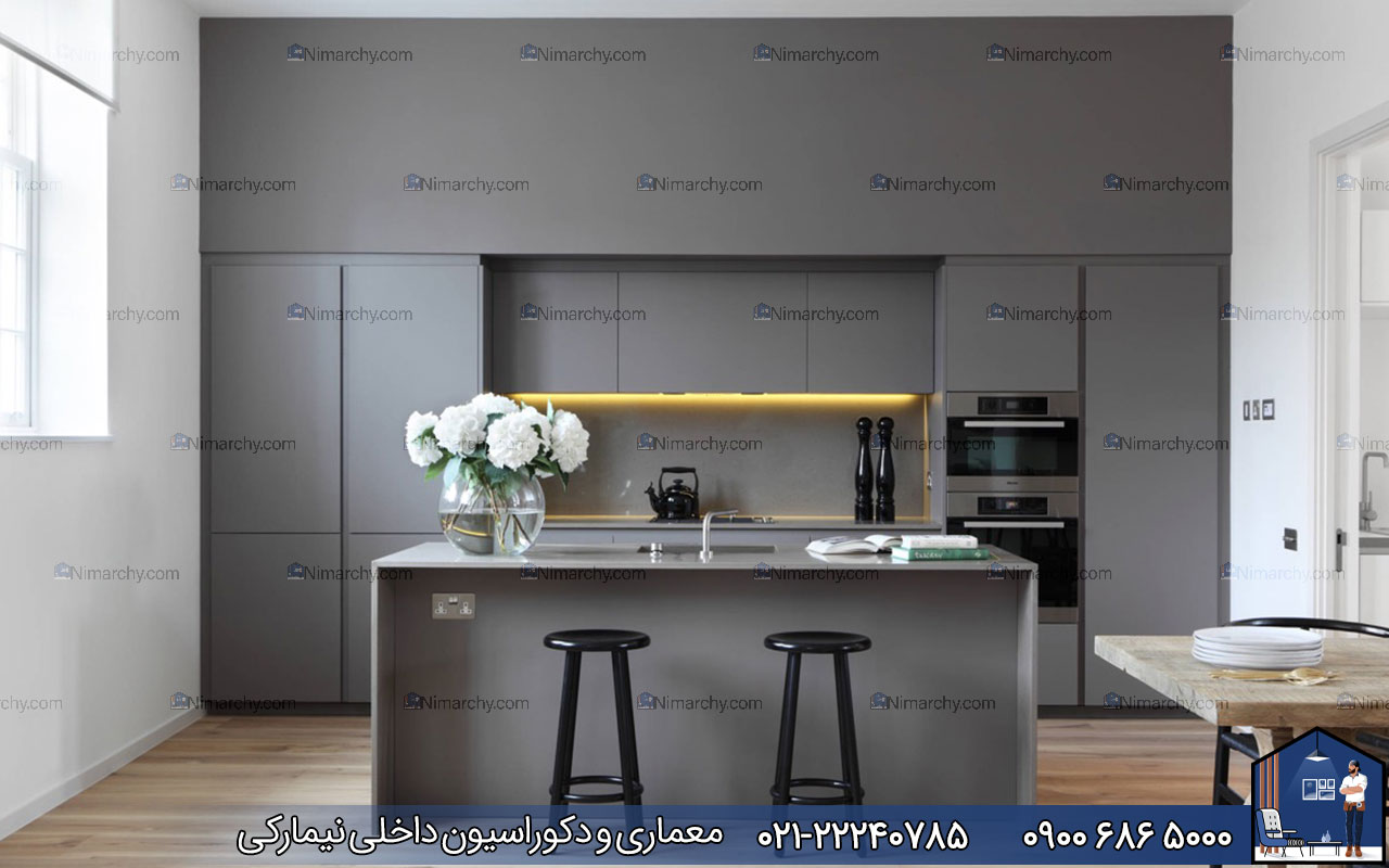 nimarchy.com - رنگ کابینت مدرن