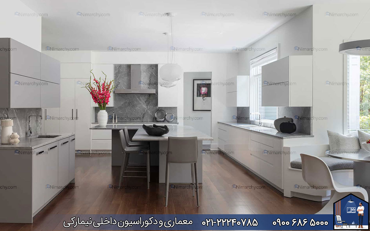 nimarchy.com - رنگ کابینت مدرن