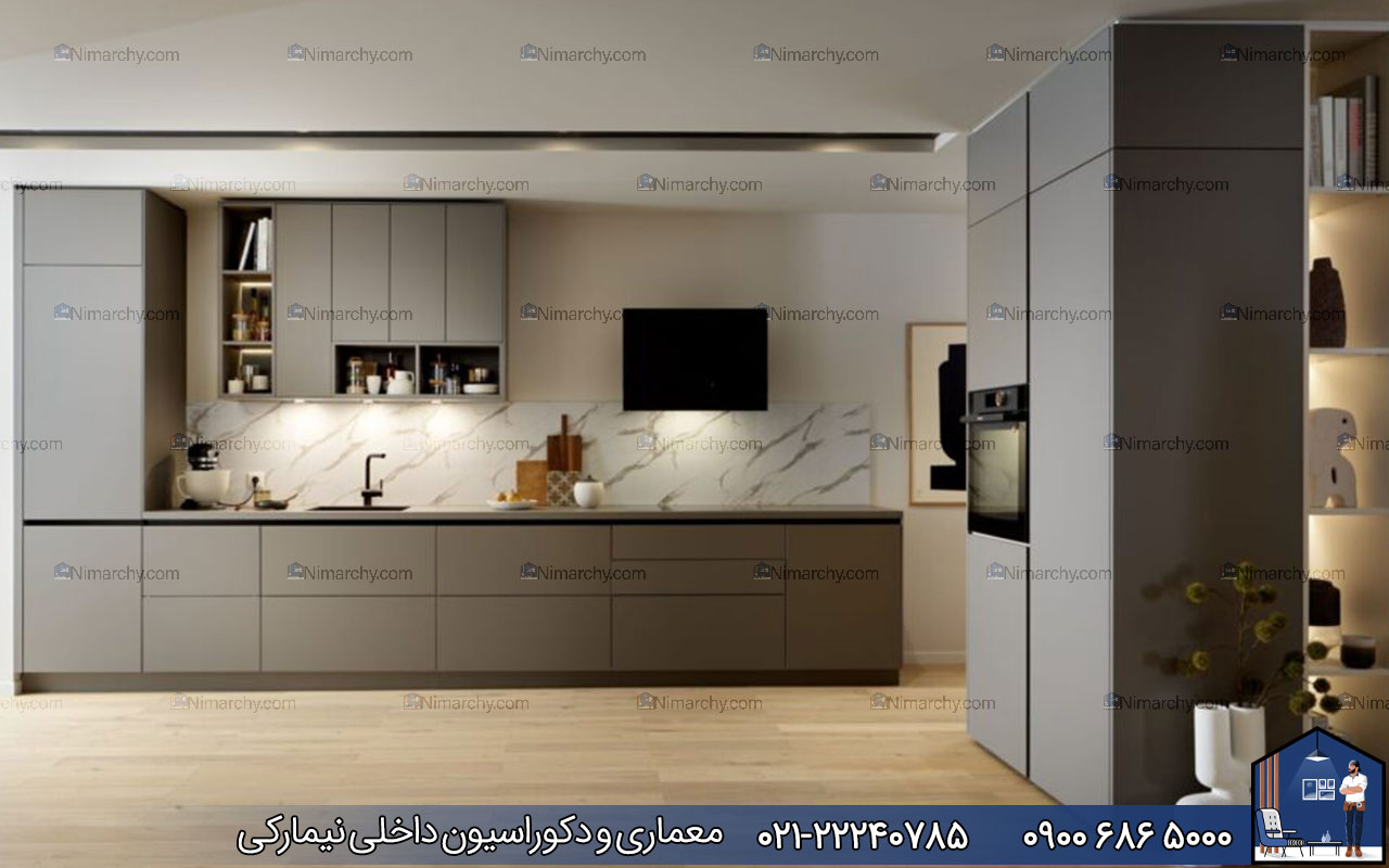 nimarchy.com - رنگ کابینت مدرن