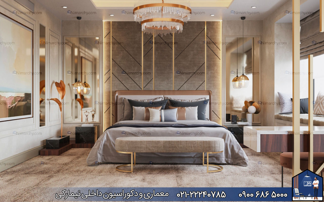 nimarchy.com - قیمت دکوراسیون داخلی اتاق خواب