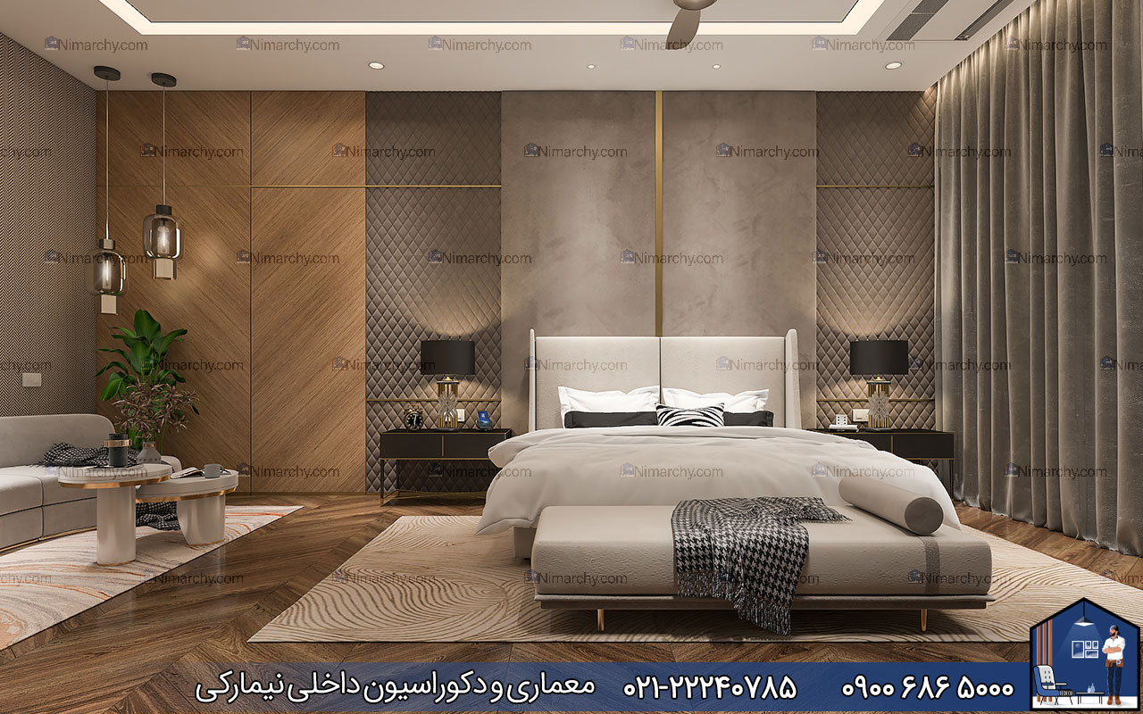 nimarchy.com - قیمت دکوراسیون داخلی اتاق خواب