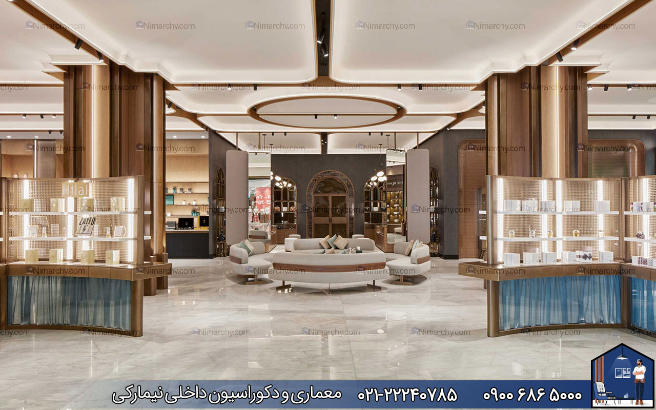 nimarchy.com - قیمت دکوراسیون داخلی مغازه