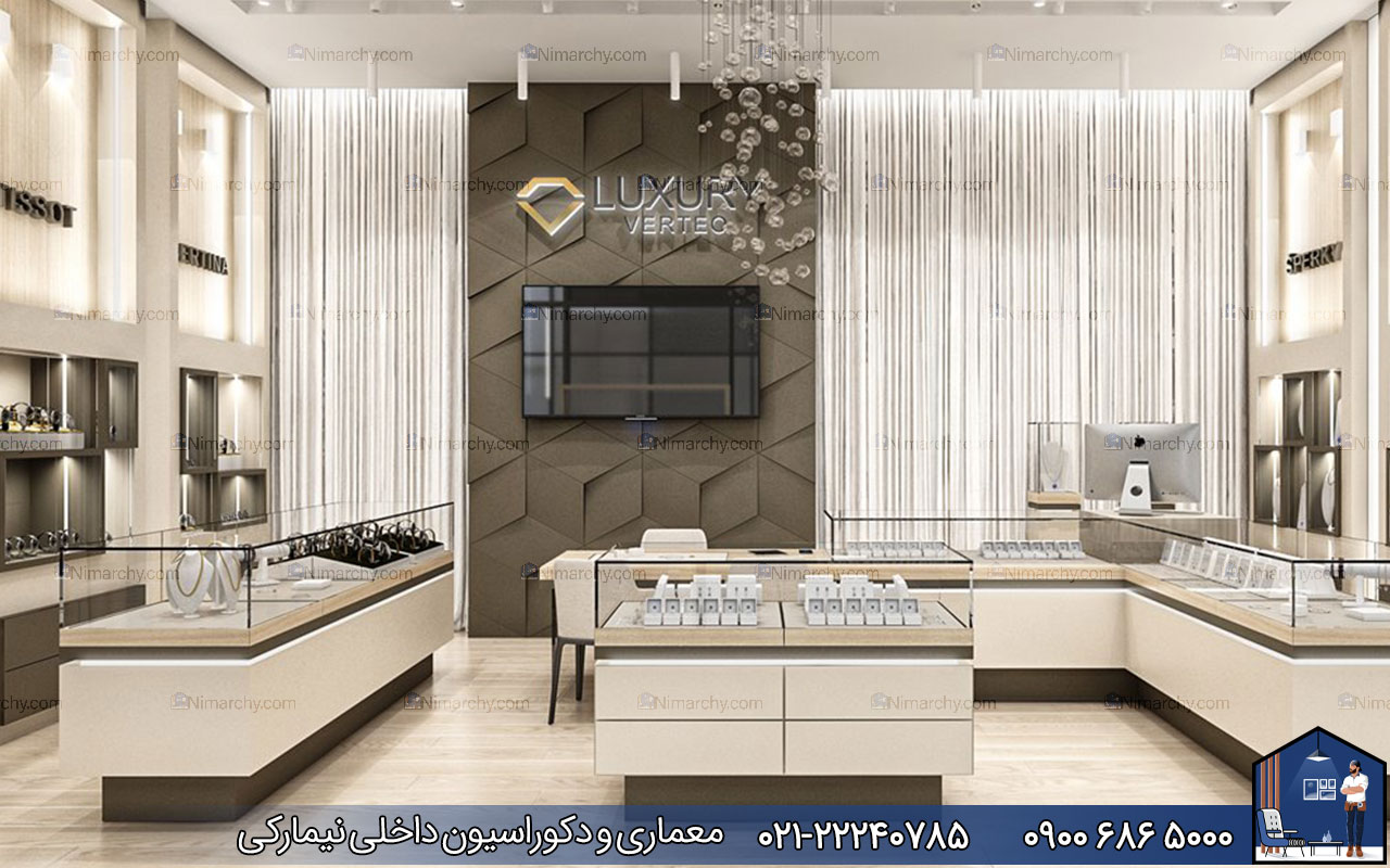 nimarchy.com - قیمت دکوراسیون داخلی مغازه