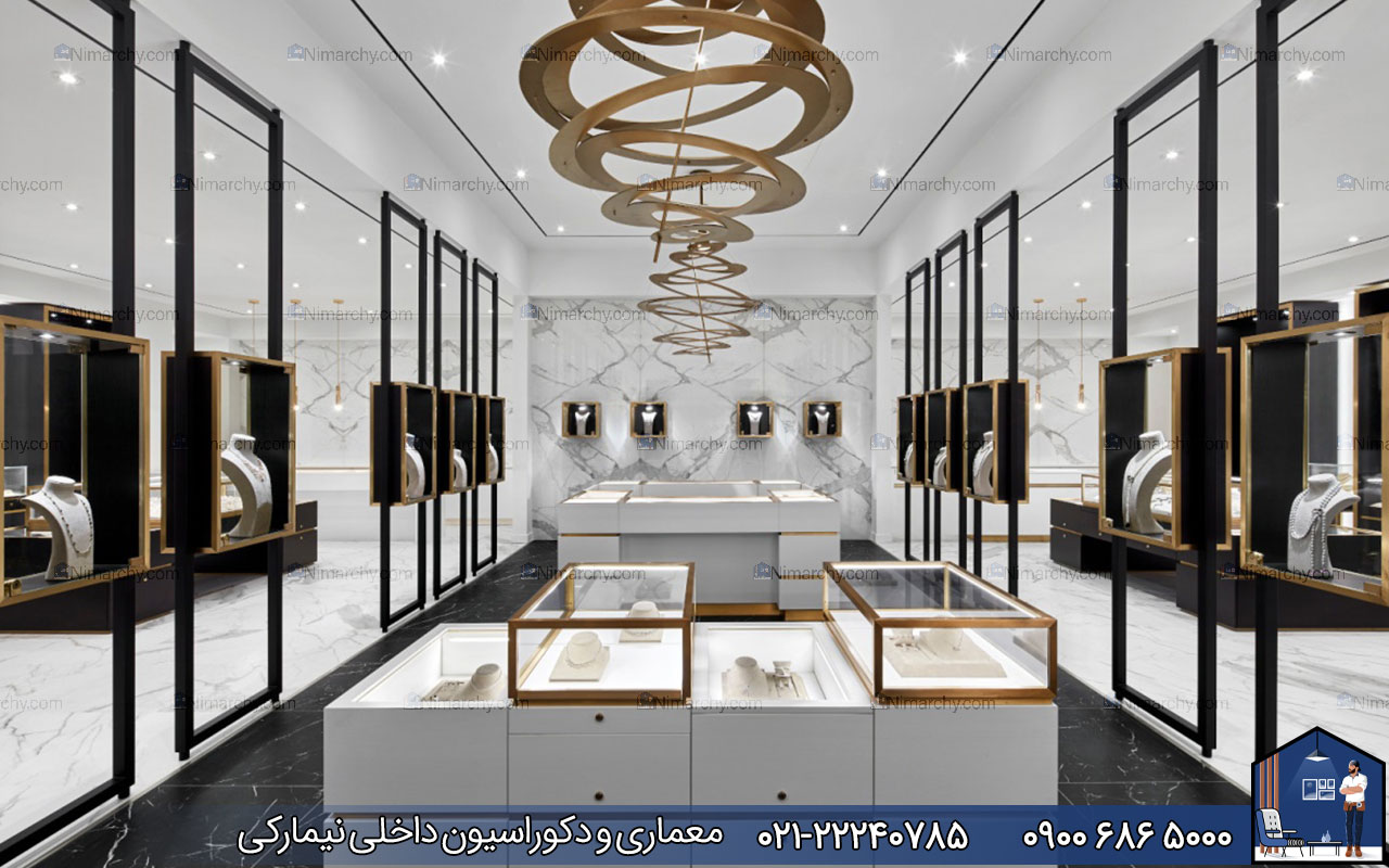 nimarchy.com - قیمت دکوراسیون داخلی مغازه