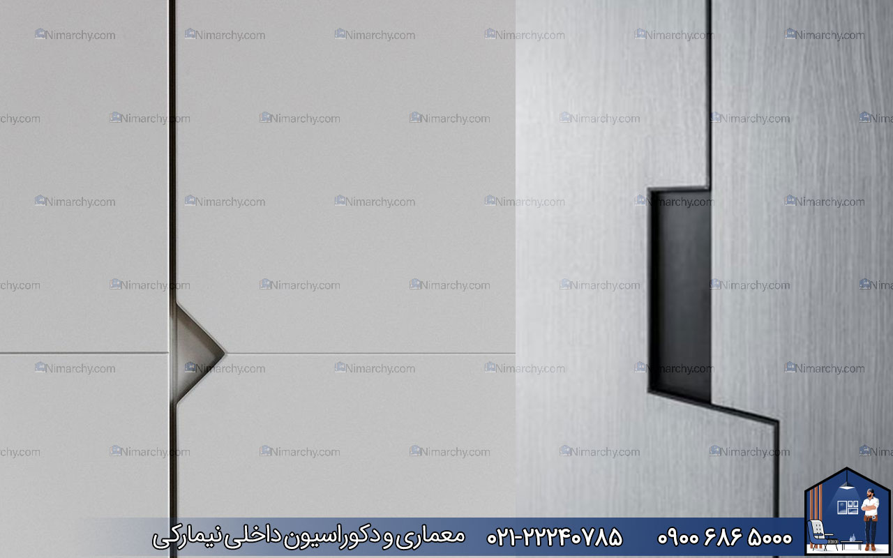 nimarchy.com - کابینت مدرن دستگیره مخفی