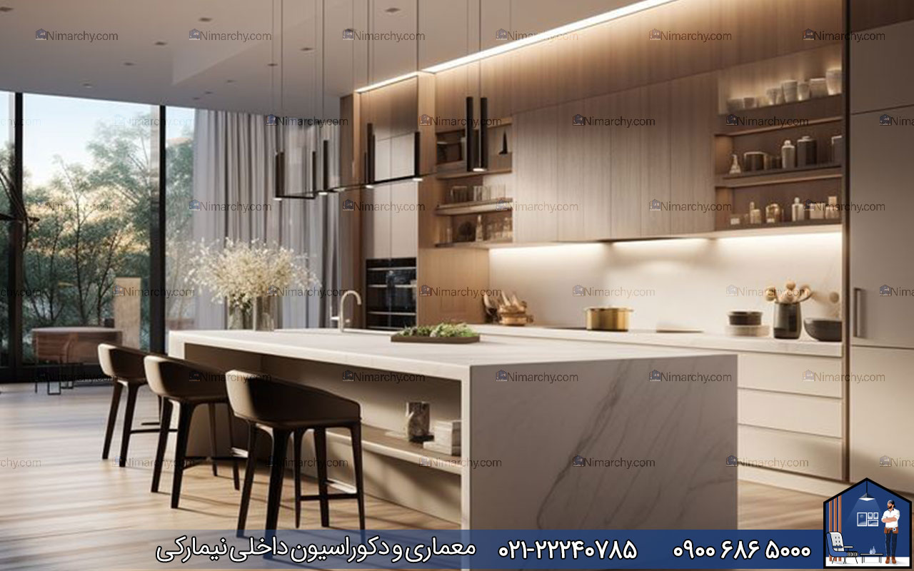 nimarchy.com - کابینت مدرن یا نئوکلاسیک