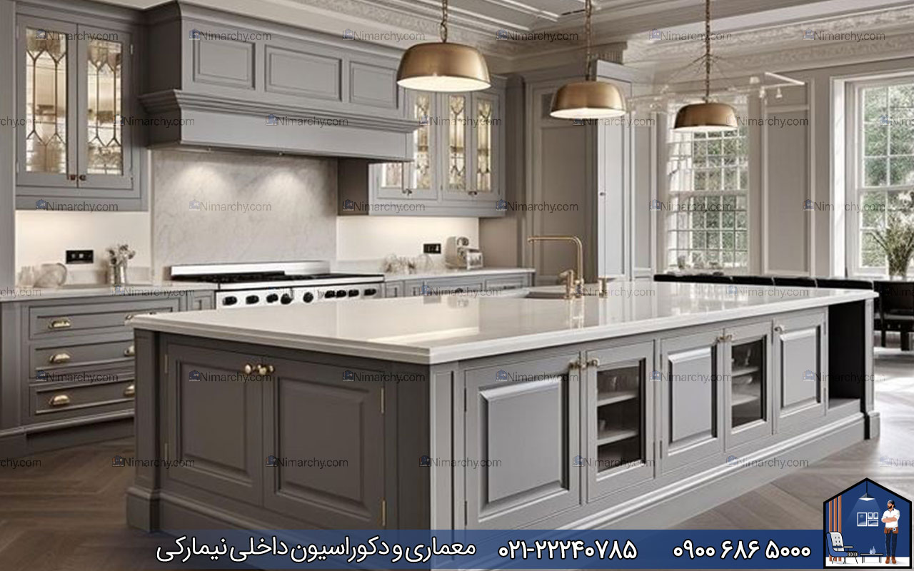 nimarchy.com - کابینت مدرن یا نئوکلاسیک