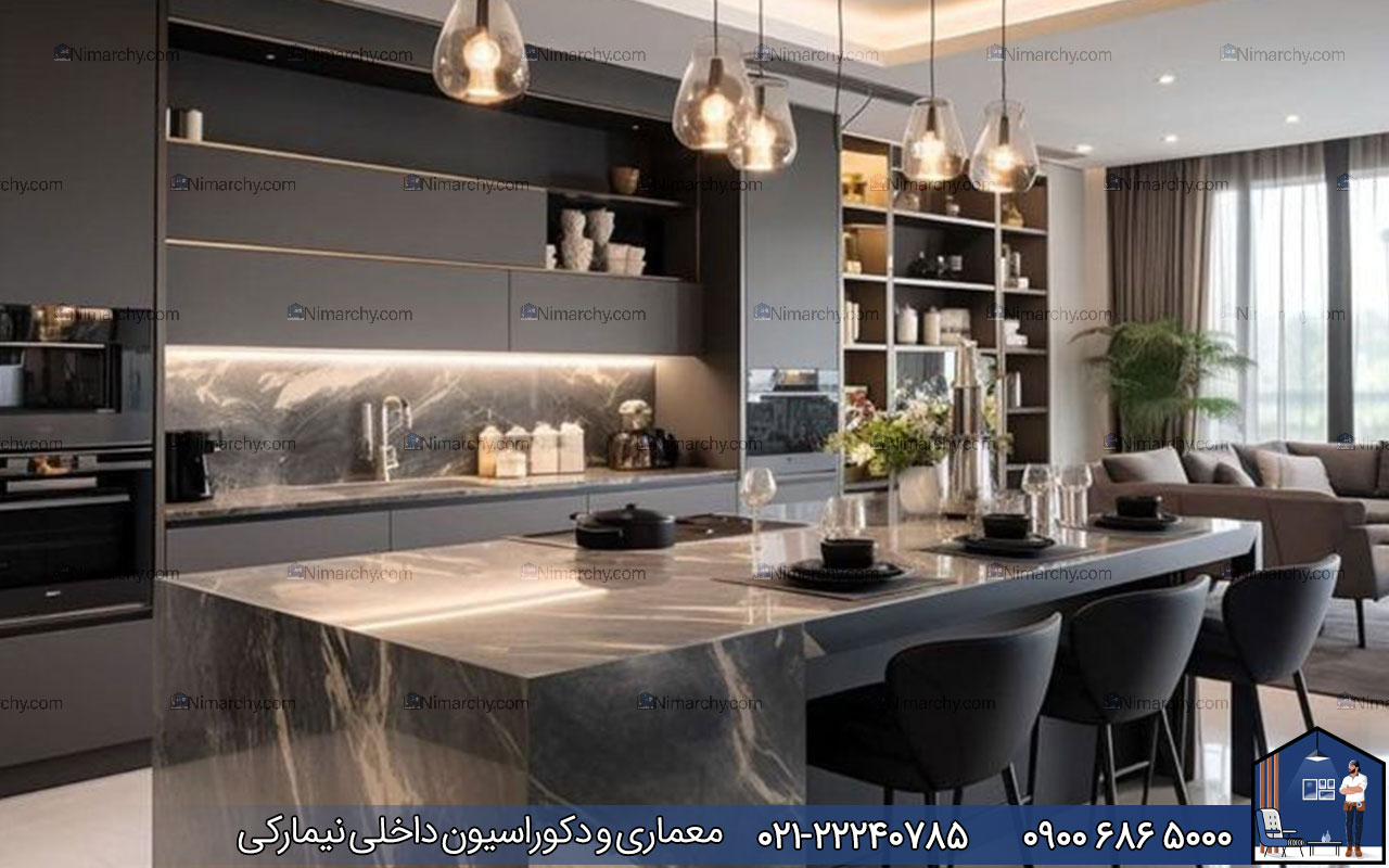 nimarchy.com - کابینت مدرن یا نئوکلاسیک